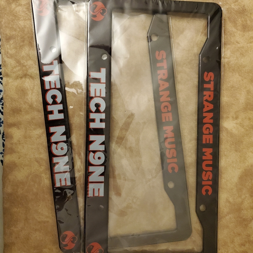 Strange Music Inc License Plate